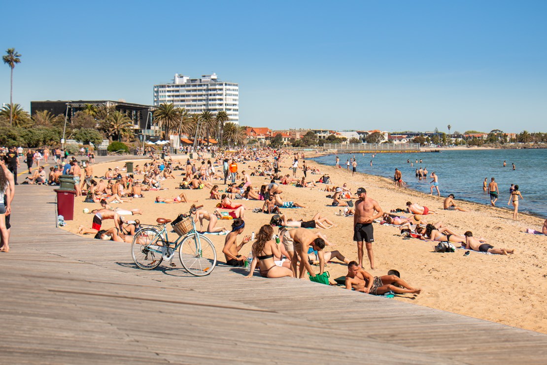 St Kilda Beach (Image Credit: City of Port Phillip)