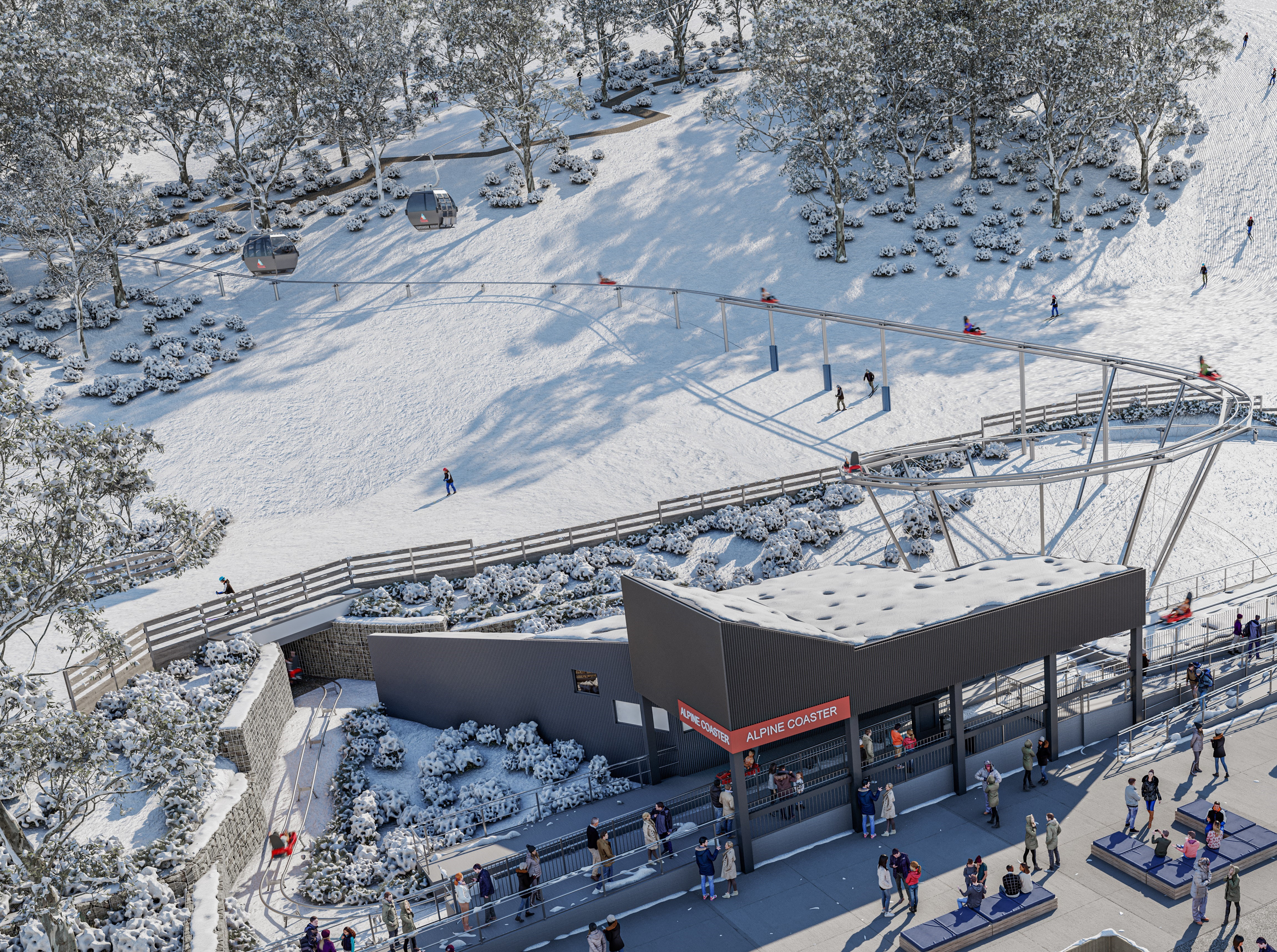 Thredbo Alpine Coaster Render (Image: Supplied)