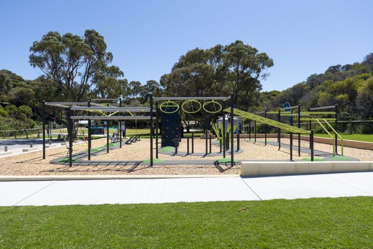 Ninja Warrior Course Playground. Image credit: City of Joondalup