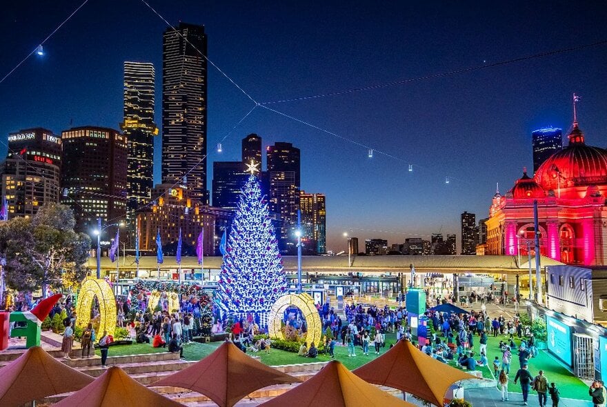 Christmas Square (Image Credit: City of Melbourne)
