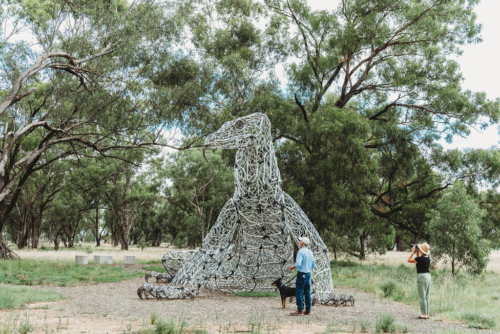 'Varanus' By Glen Star (2020) (Image Credit: Monique Lovick Photography, Courtesy Of Forbes Arts Society)