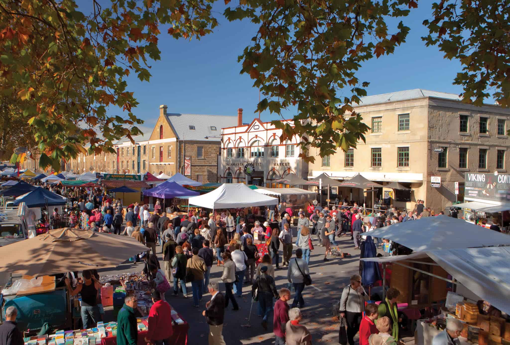 Salamanca Markets (Image Credit: Tourism Tasmania)