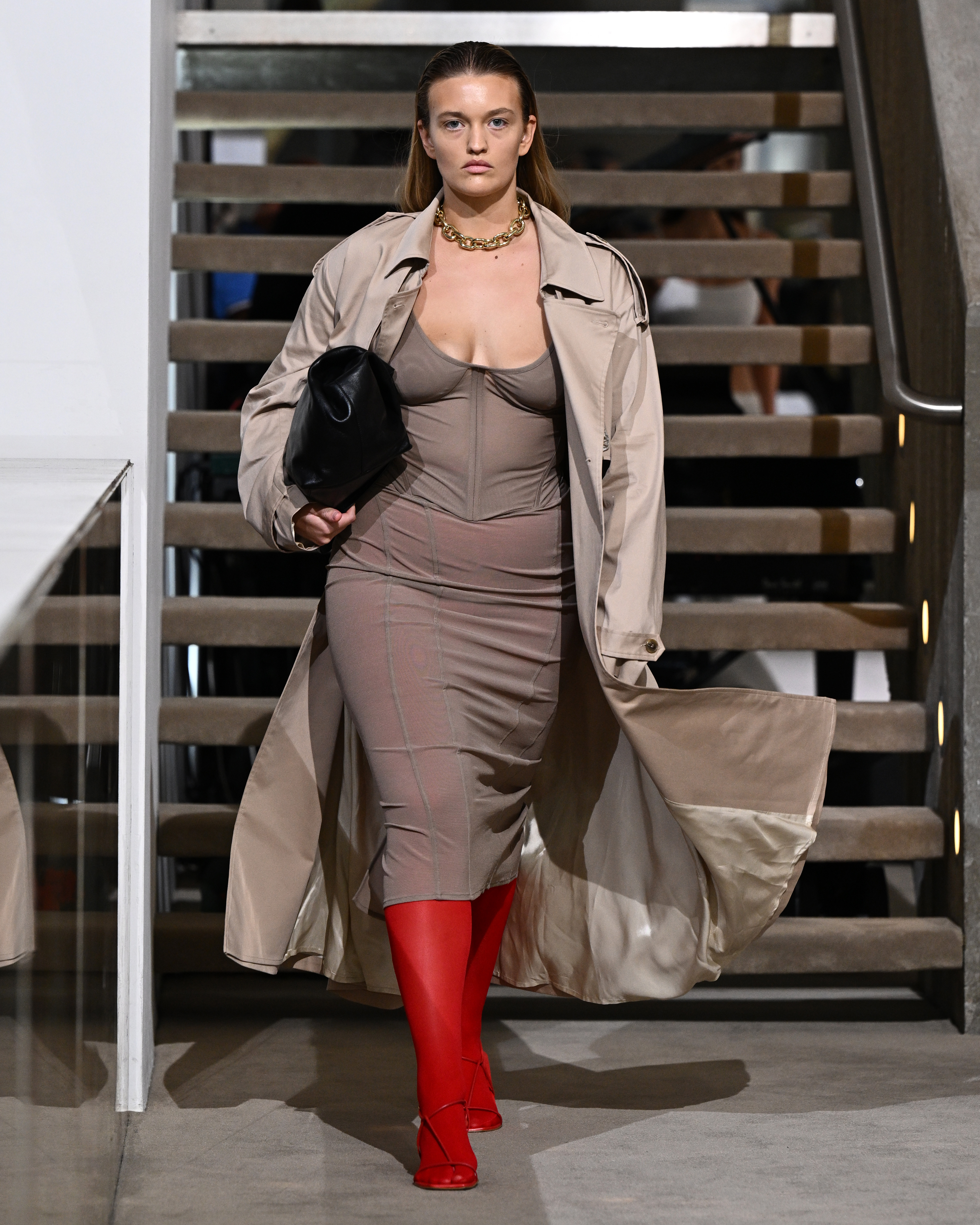 Viktoria & Woods (Photo by James Gourley/Getty Images for AFW)