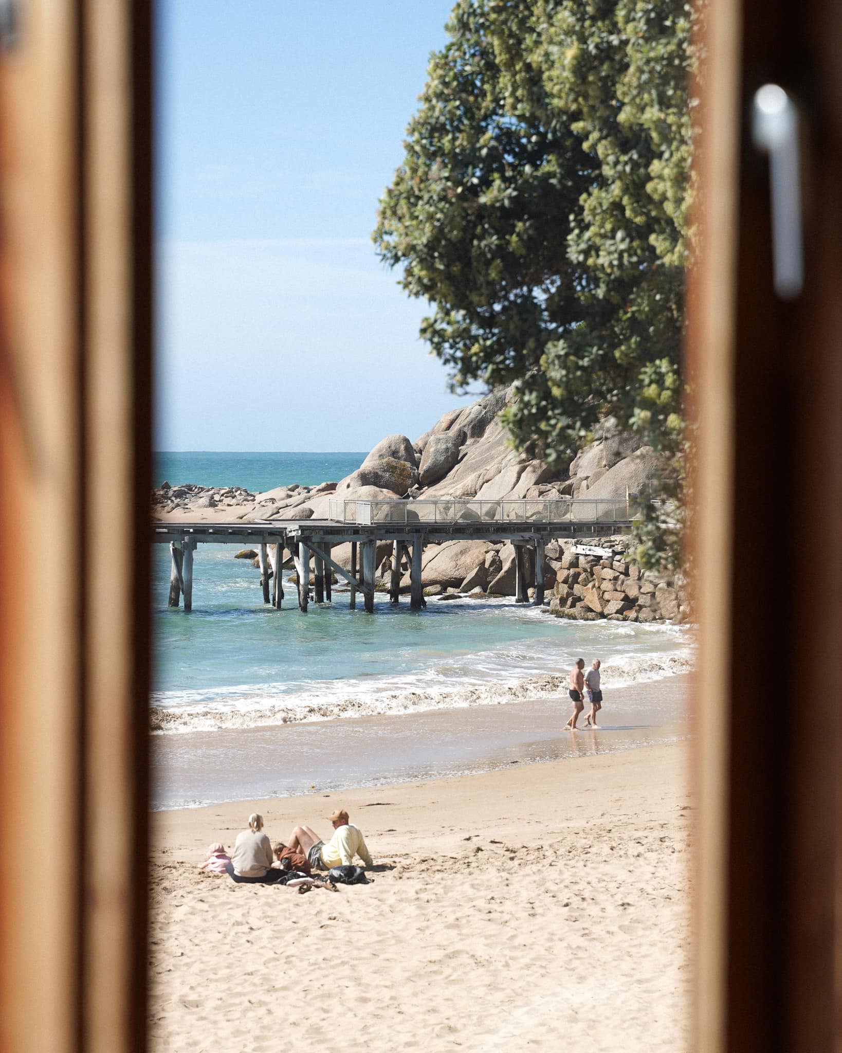 Horseshoe Bay from the window of the Flying Fish Cafe (Image Credit: Flying Fish Cafe)