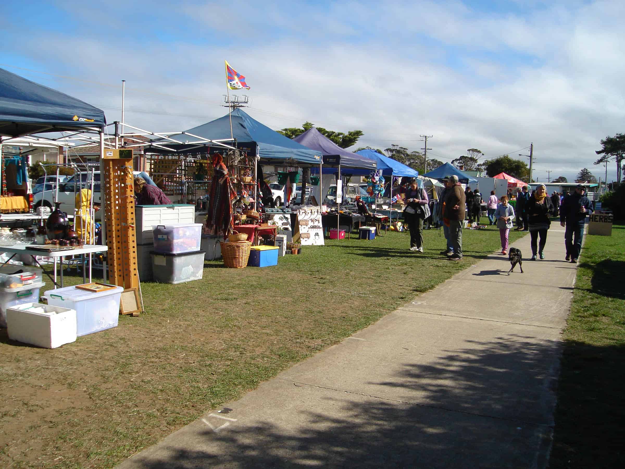 Wynyard Foreshore Market (Image Credit: Waratah-Wynyard Council)