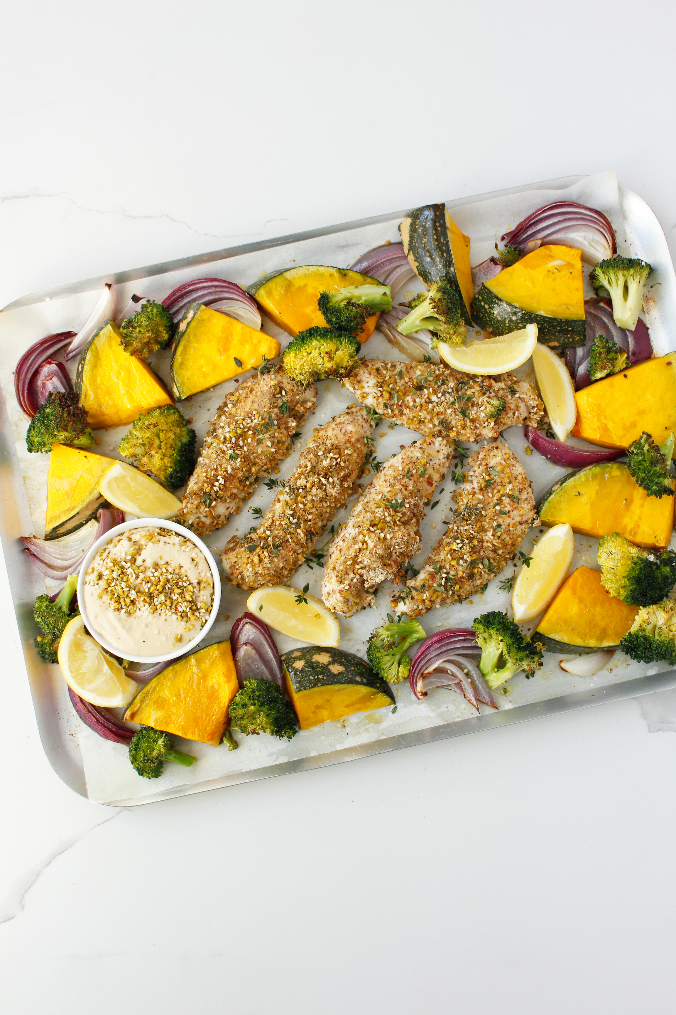 One-Pan Dukkah Chicken & Veggies 