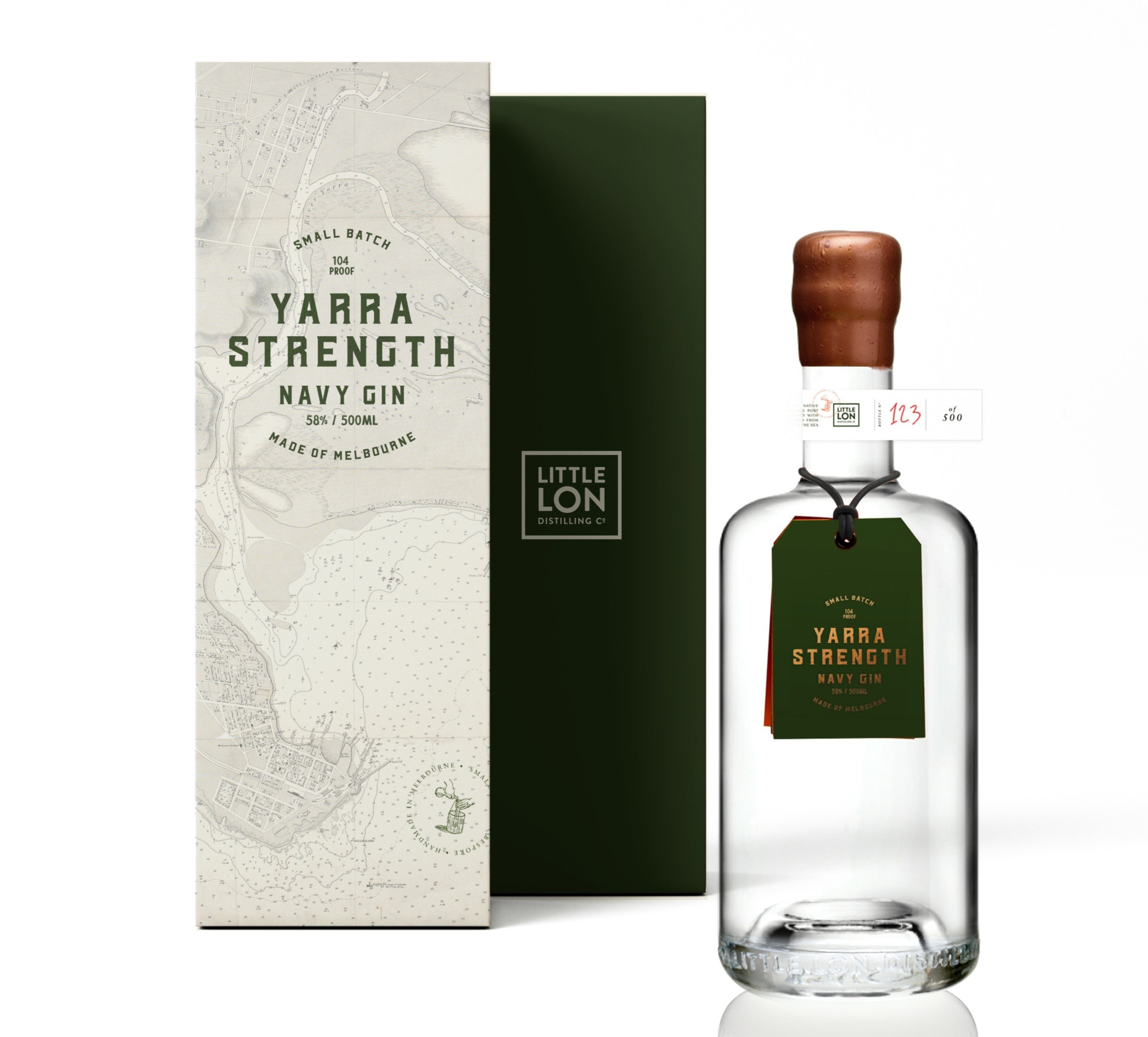 Yarra Strength Navy Gin, Little Lon