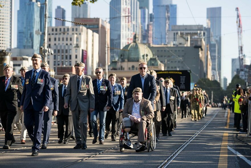 Anzac Day March (Image Credit: What's On Melbourne) 