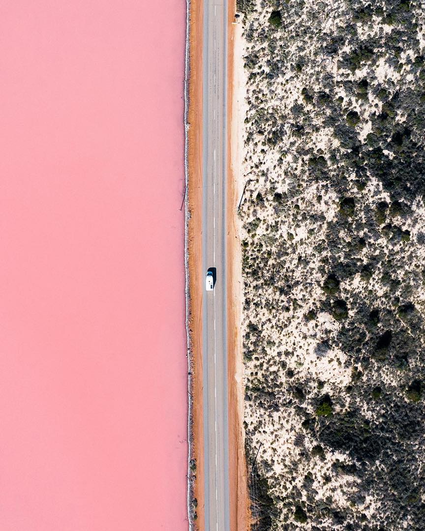 Hutt Lagoon (Image Credit: Tourism Western Australia) 