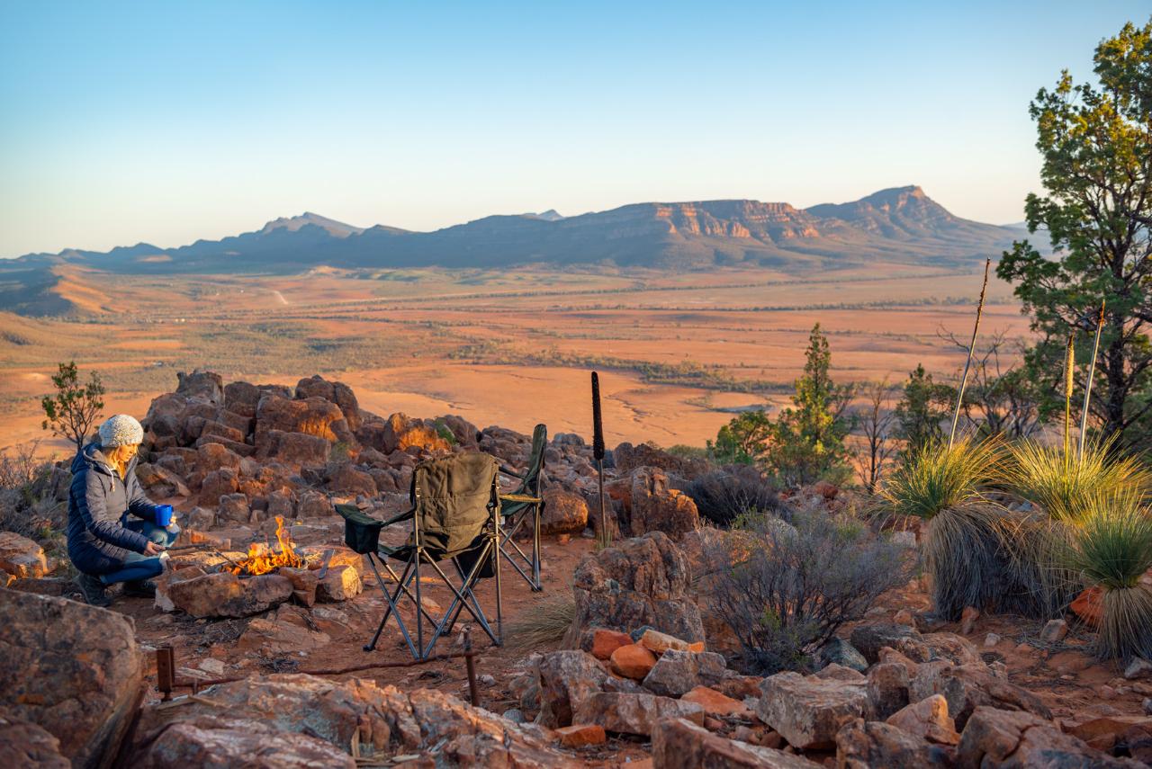 Heli-Camping at Rawnsley Park Station