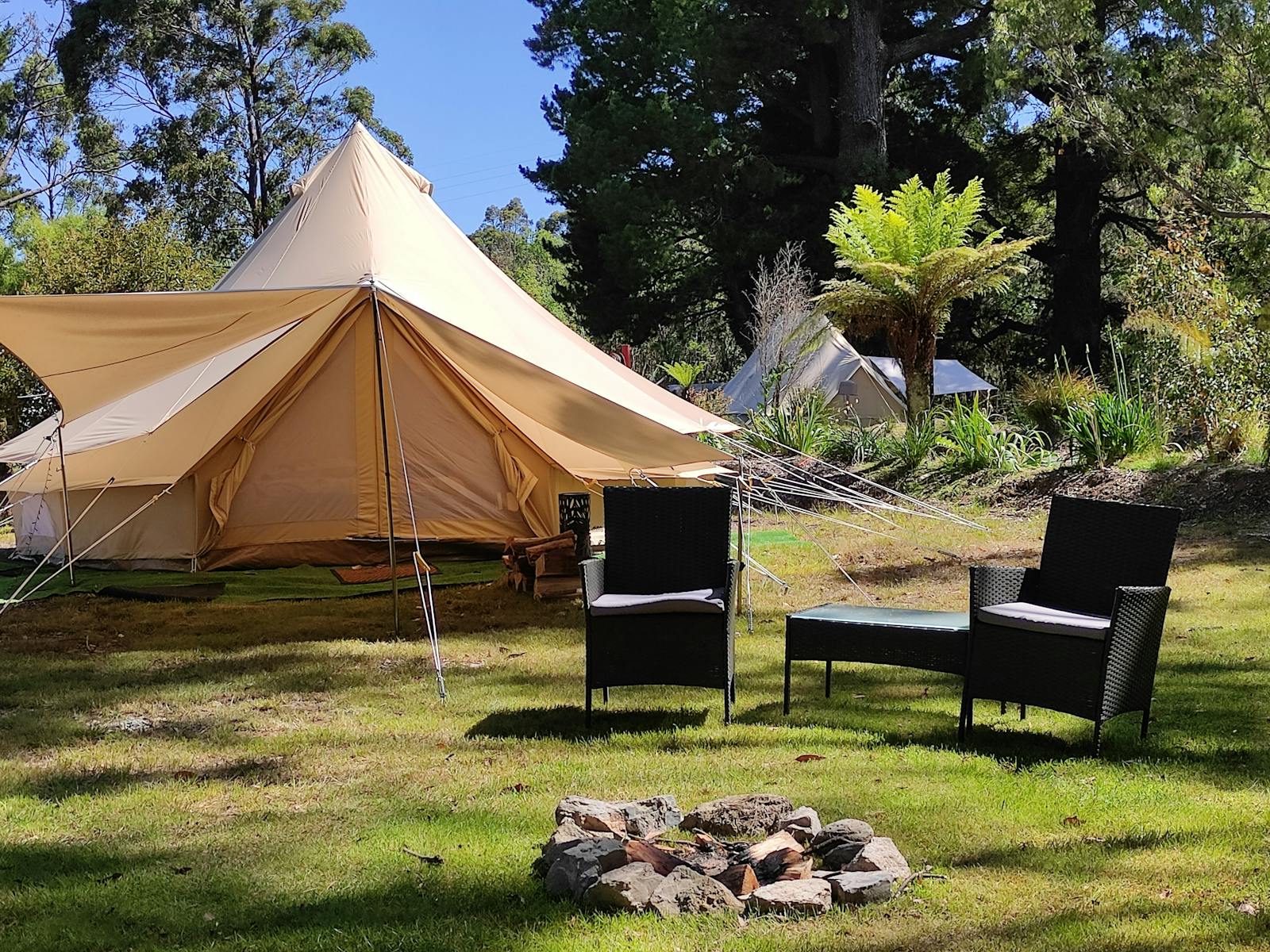 Zeehan Bush Camp (Image Credit: Discover Tasmania)