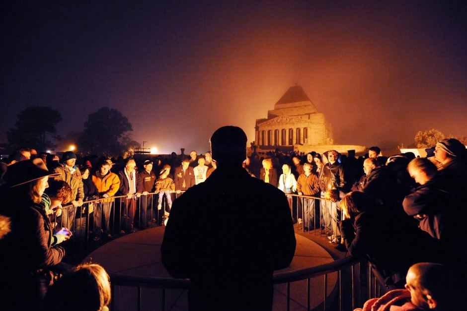 Dawn Service at Shrine of Remembrance