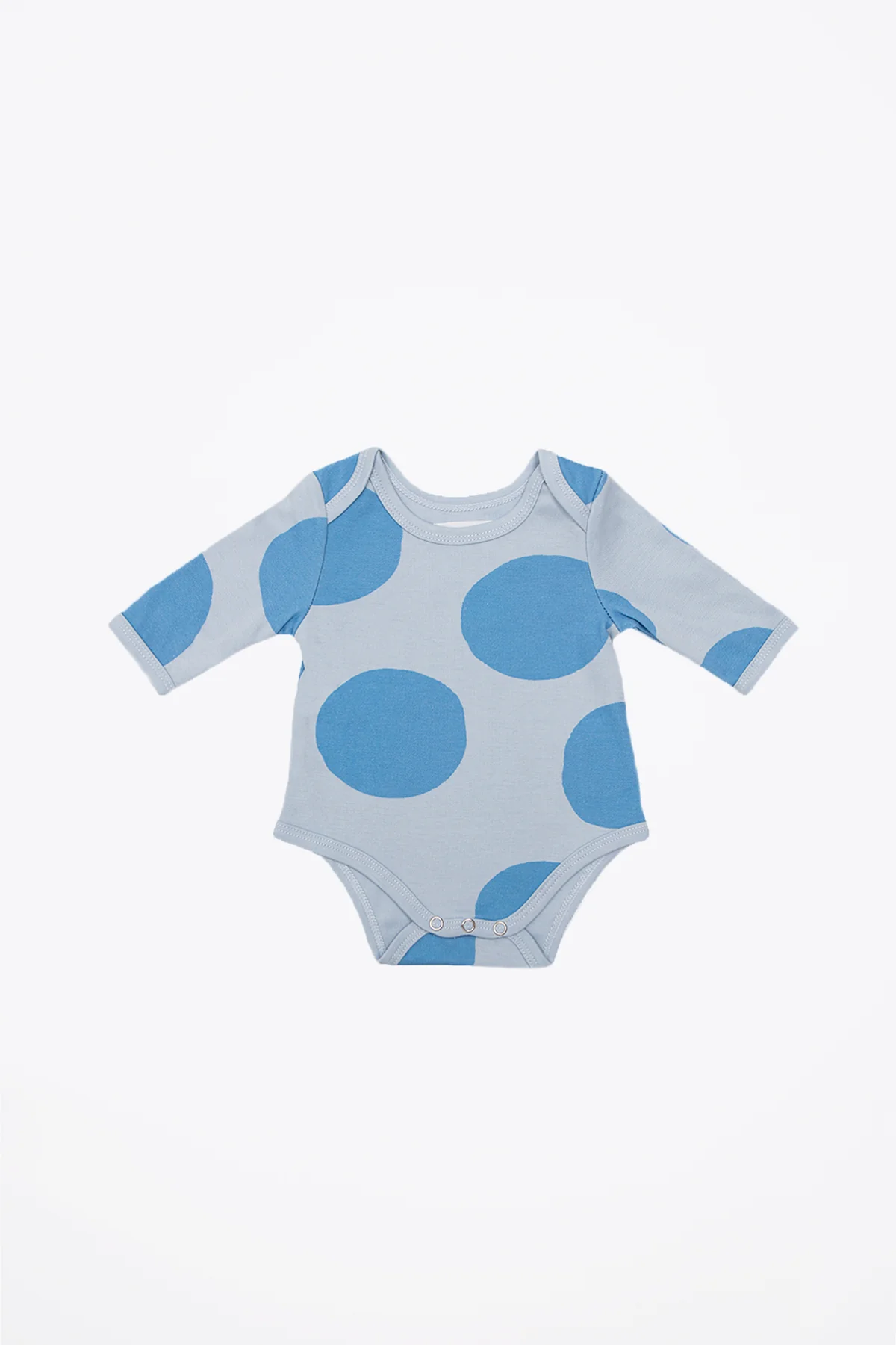Polka-Dot Onesie in Blue, By Billie