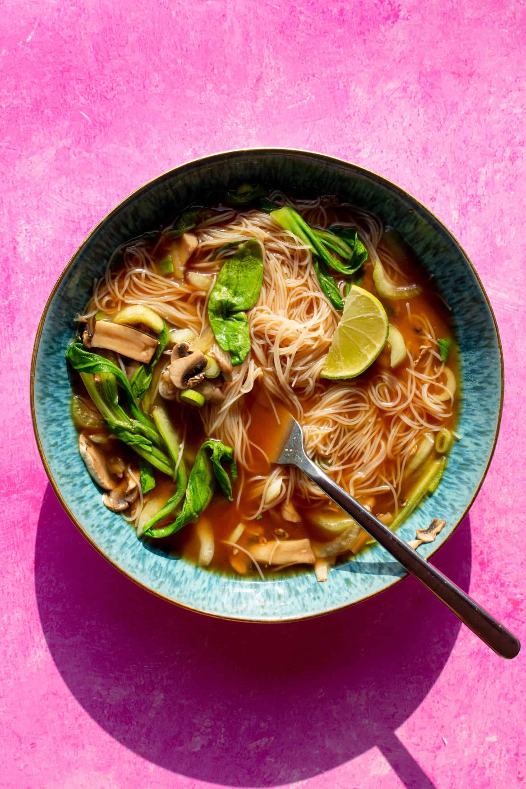 No-Cook AI-Desko Noodle Soup
