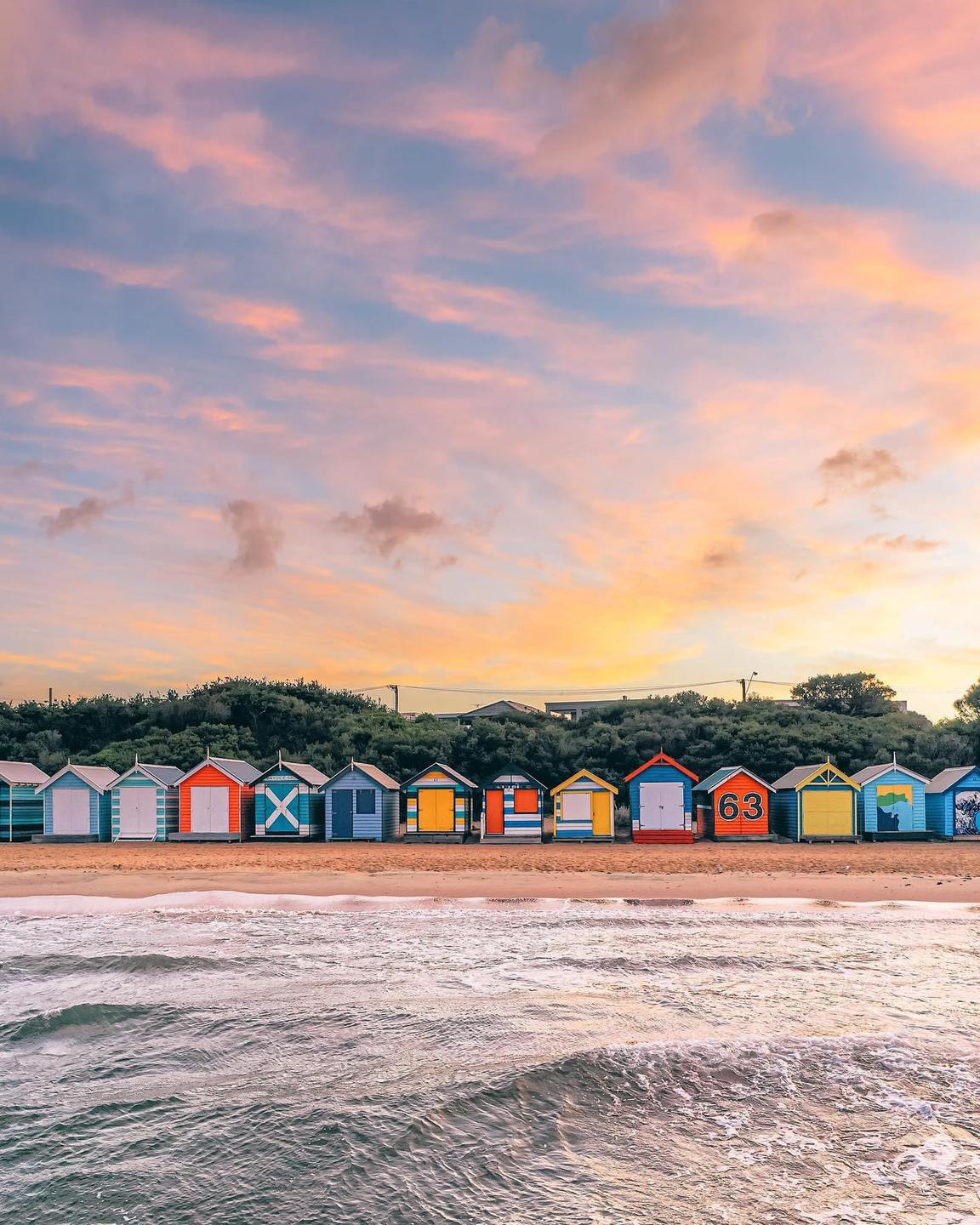 Brighton Bathing Boxes (Image Credit: Ash Hughes Photography)