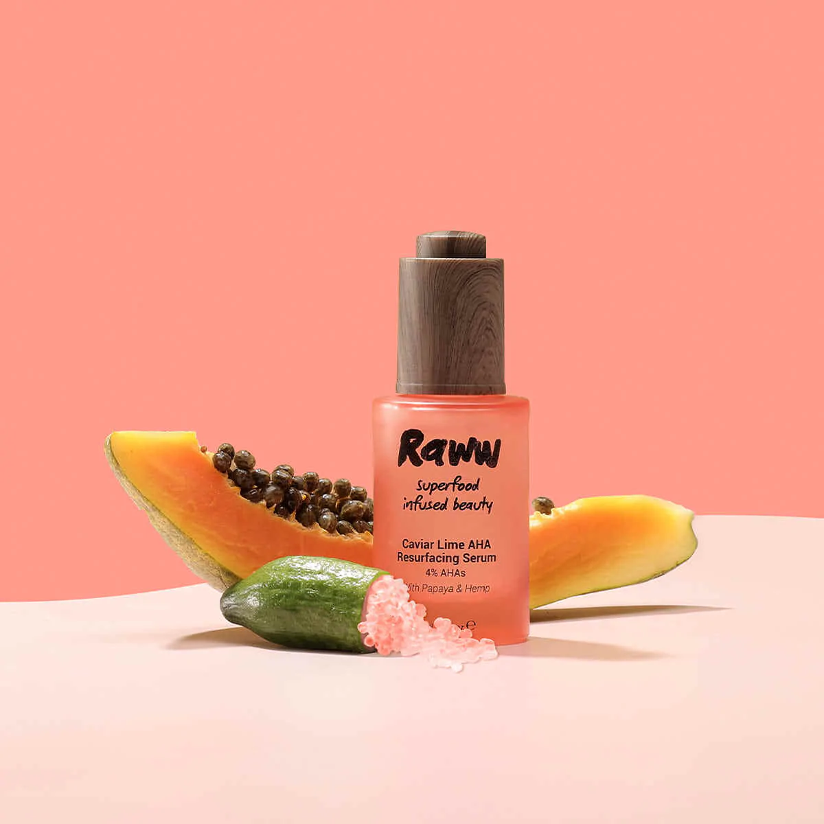 Raww's Caviar Lime AHA Resurfacing Serum
